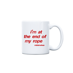 End of My Rope White Mug