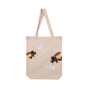 FLOWER BOY BEE WORD BUBBLE TOTE